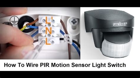 motion sensor wiring instructions